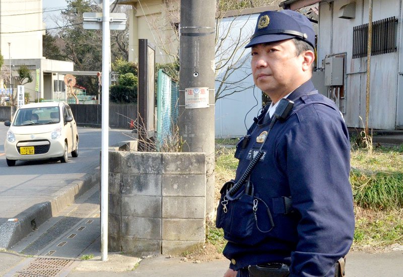 佐倉署和田駐在所の譜久村警部補＝佐倉市（画像は一部加工してあります）