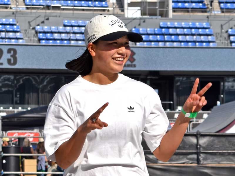 Ｘゲーム開幕　五輪スケボー"金"西矢椛選手ら世界の技披露　アクションスポーツの祭典　ＺＯＺＯマリンスタジアム