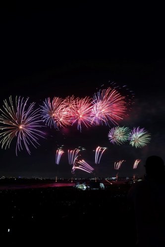 夜空彩る１０万発　千葉県内花火大会ピーク　夏の風物詩復活　「コロナ前」規模に