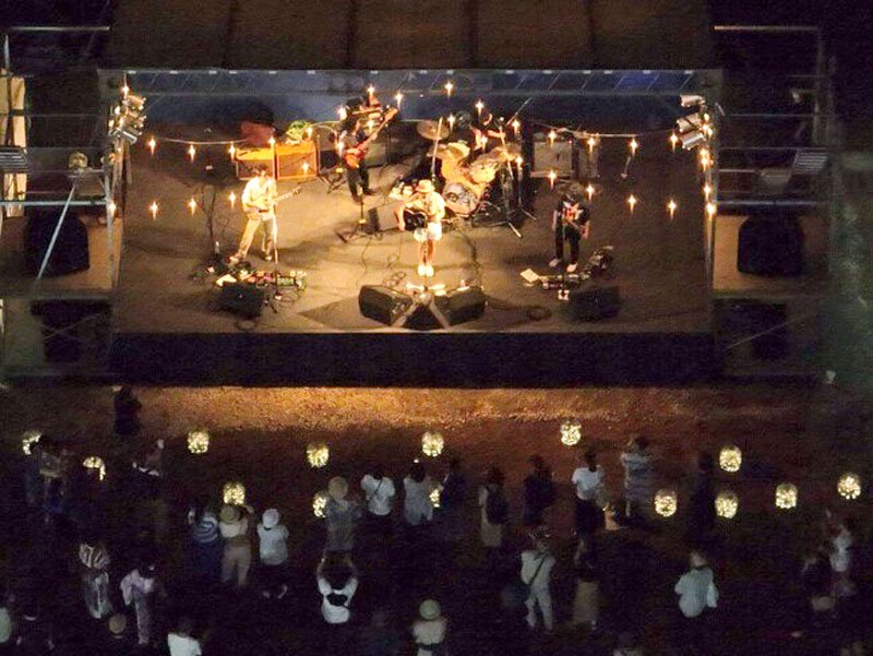 昨年開催された「きのえね夜市」の様子（主催者提供）