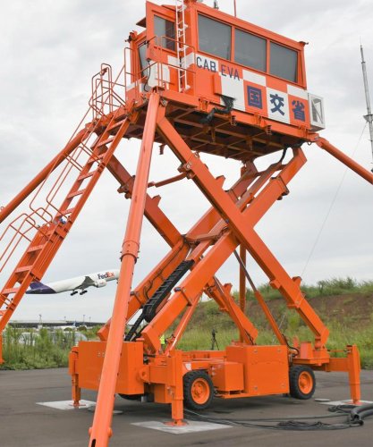 非常用管制塔で訓練　成田空港、災害時の運用想定　離着陸の見え方確認
