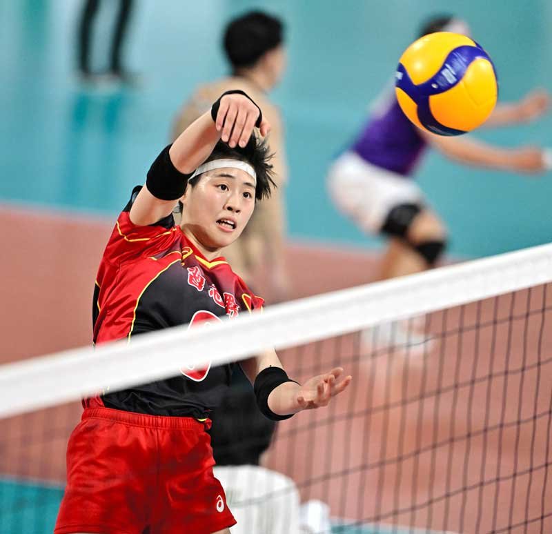 【速報】習志野、男女で３回戦へ　春の高校バレー