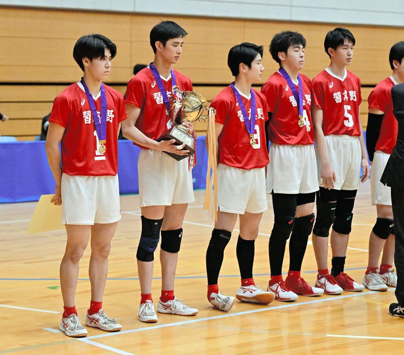 男子は習志野、女子は敬愛学園Ｖ　バレーボール　千葉県高校新人大会決勝