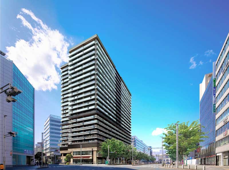 三越千葉店跡地に建設されるタワーマンション「Ｂｒｉｌｌｉａ　Ｔｏｗｅｒ　千葉」のイメージ＝東京建物提供