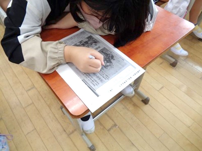 匝瑳市立豊栄小学校のＮＩＥ活動