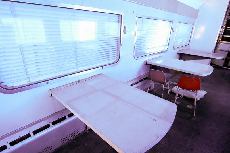 希少な食堂車お披露目　内部開放は当面先に　いすみ「ポッポの丘」