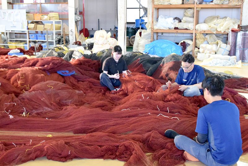 リサイクルへ廃漁網回収　環境配慮、漁業者負担も軽減　森幸漁網（銚子市）　【ちばの元気企業】