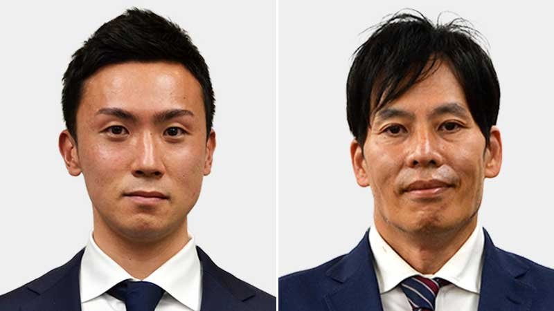 （左から）大平真弘市議、桜井崇市議