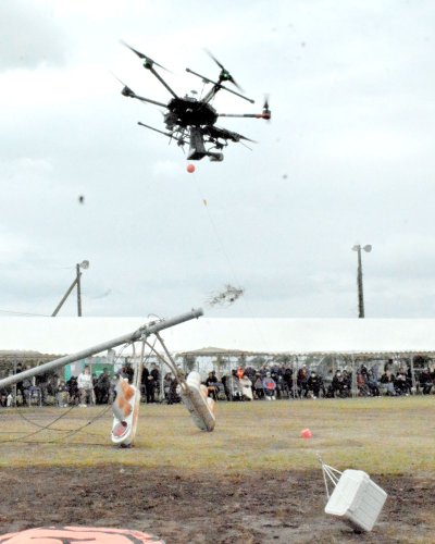 大地震に備え官民連携　いすみで１００機関３０００人　住民、初期消火や避難方法確認　九都県市防災訓練