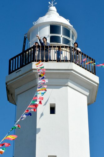特別公開された勝浦灯台＝３日、勝浦市