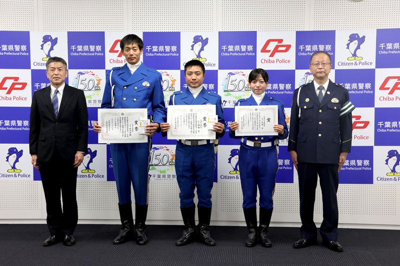 白バイ技能、千葉県警が好成績　隊員３人表彰　２８年ぶり入賞種目も