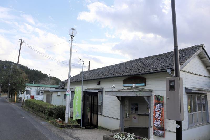 現在のＪＲ久留里線の終点である上総亀山駅＝５日、君津市