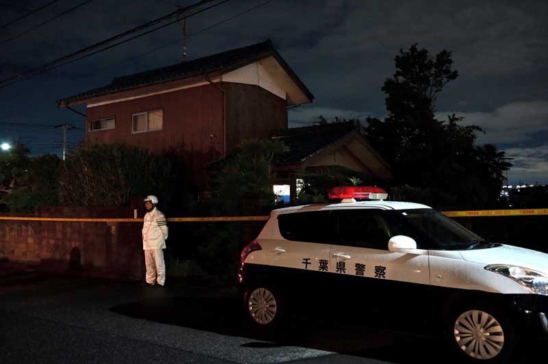 強盗致傷事件が発生したとみられる住宅周辺＝昨年１０月９日、船橋市飯山満町