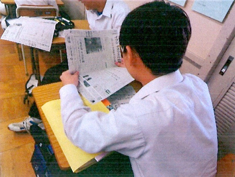 九十九里町立九十九里中学校のＮＩＥ活動