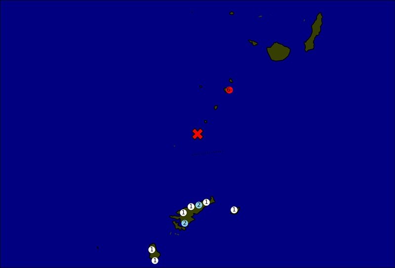 震度分布図