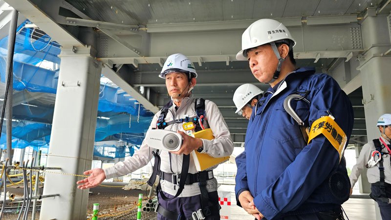 千葉労働局が巡回点検　１日からの安全週間前に