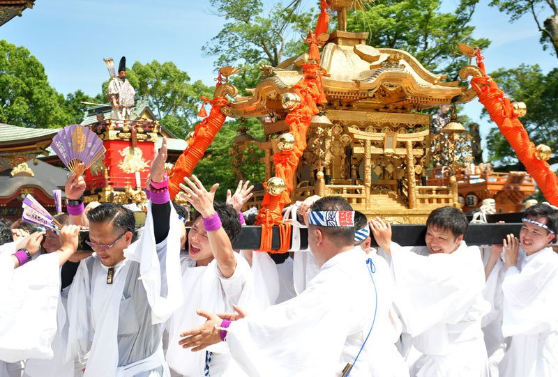 成田の暑い夏始まる　山車、屋台威勢良く　祇園祭６日まで