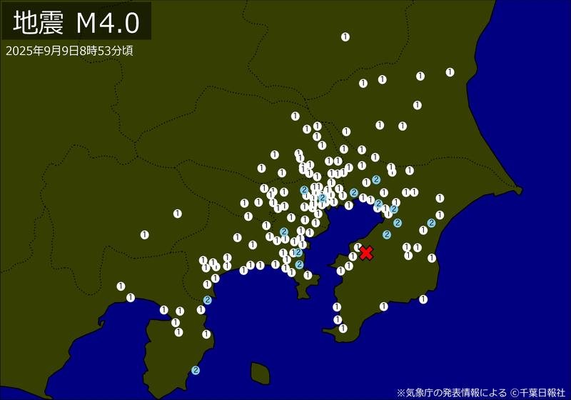震度分布図