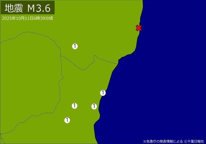 震度分布図