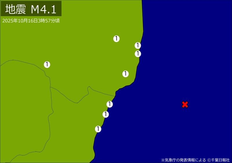 震度分布図