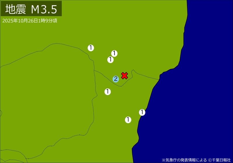 震度分布図