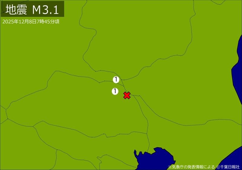 震度分布図