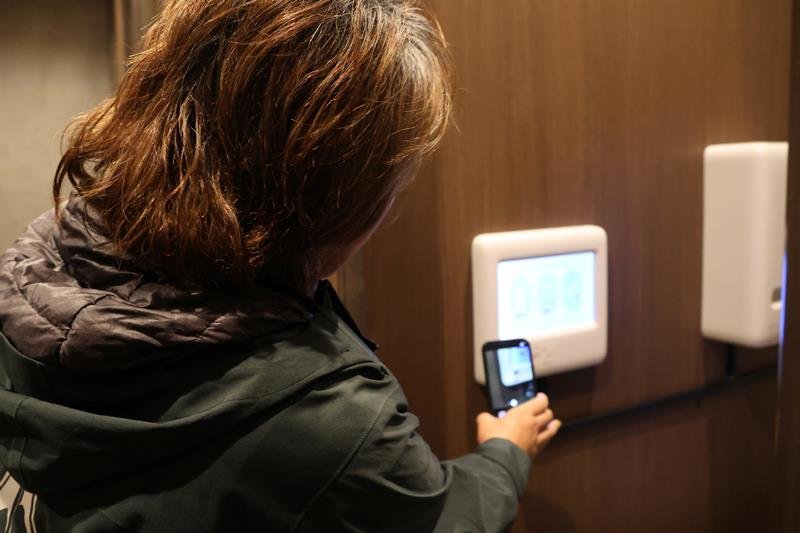 道の駅に導入された「ｔｏｒｅｌｕｎａ」＝東金市
