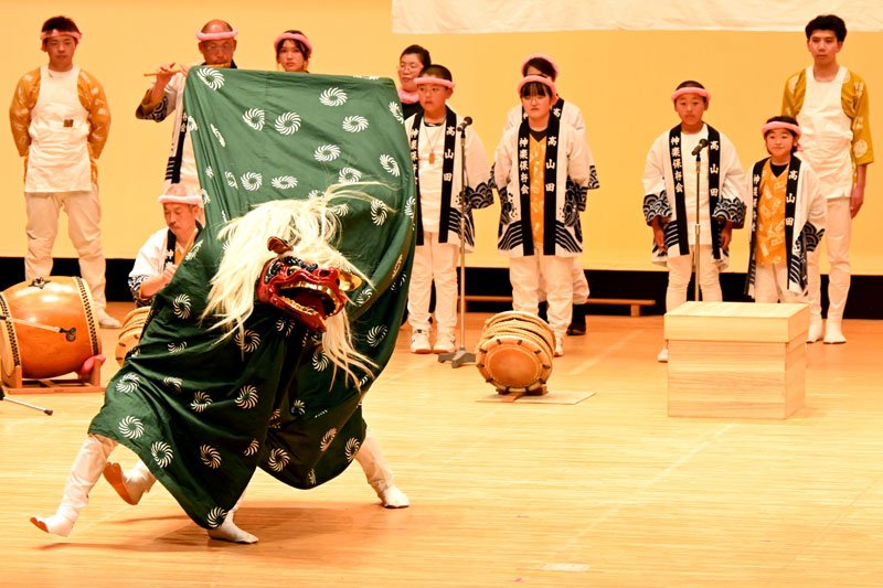 御宿町の高山田神楽囃子＝いすみ市
