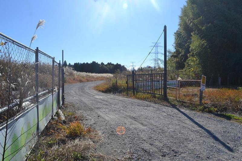 新設を断念したごみ処理施設の予定地＝四街道市吉岡
