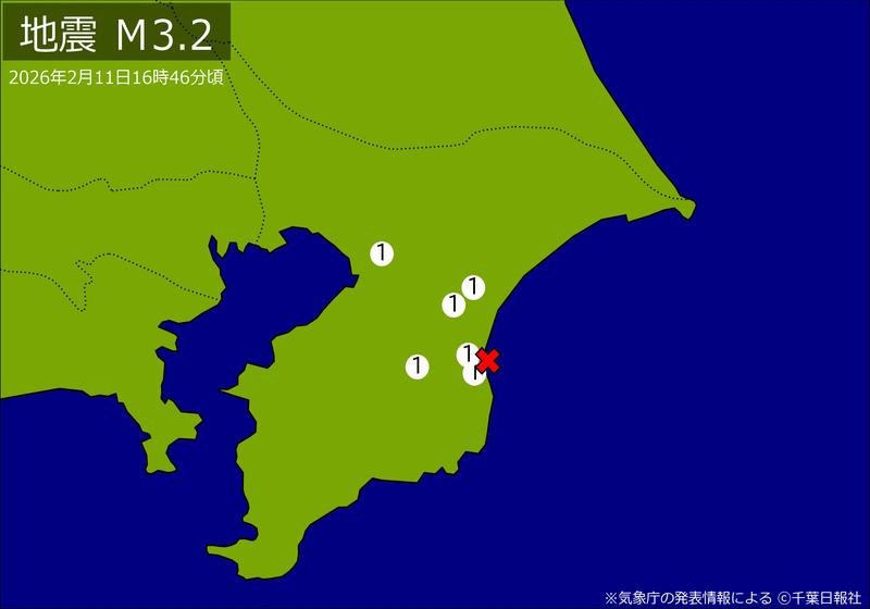 震度分布図