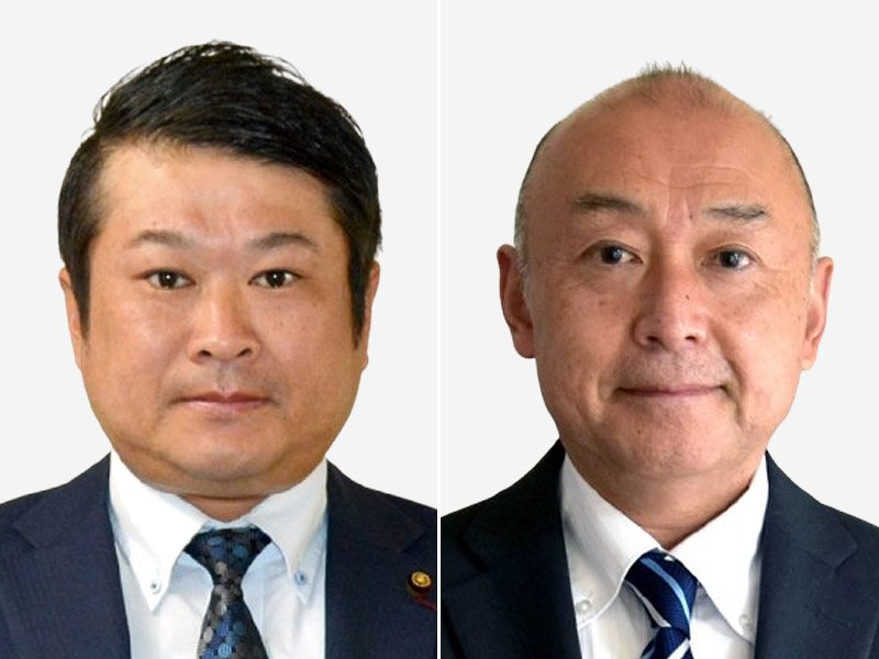 （左から）坂本弘毅氏、西塚義尊氏