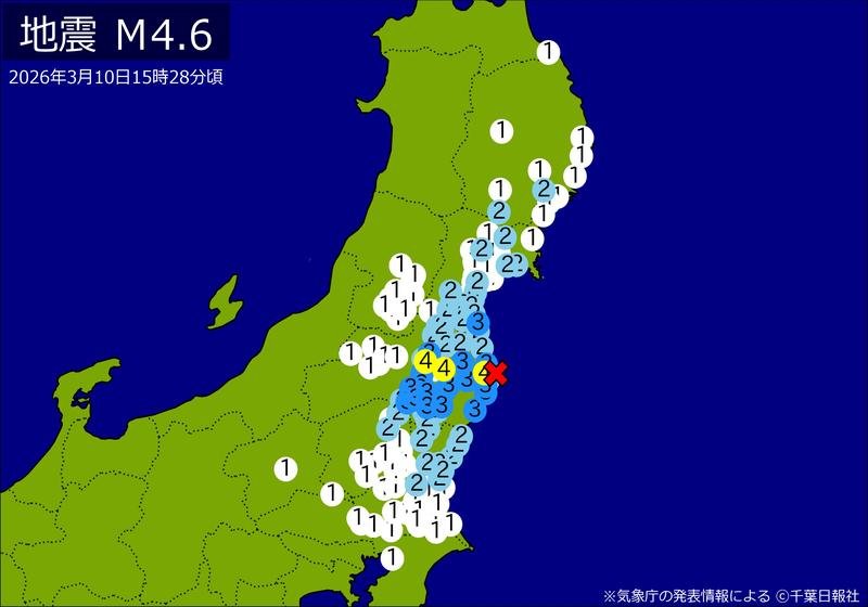 震度分布図