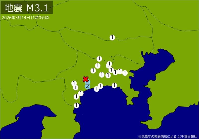 震度分布図