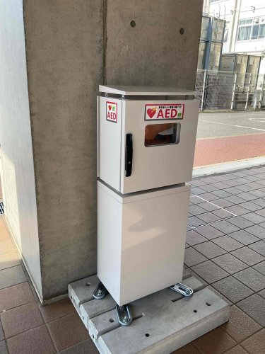 県立校に設置されたＡＥＤ（千葉県教委提供）
