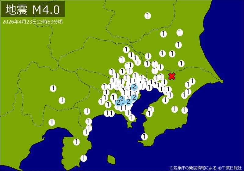 震度分布図