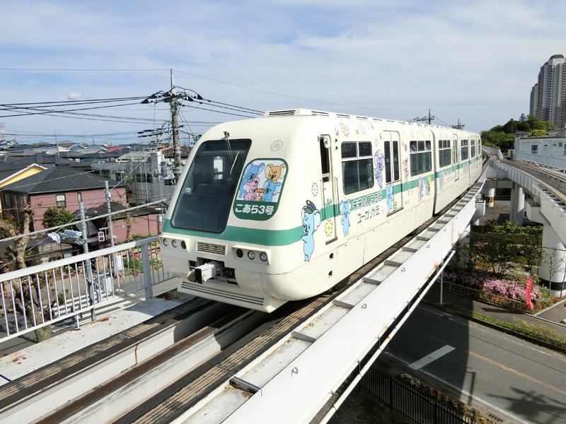 ６月１３日に運賃が改定される「ユーカリが丘線」＝佐倉市