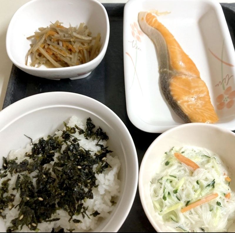 入院中の病院食（寄稿者提供）
