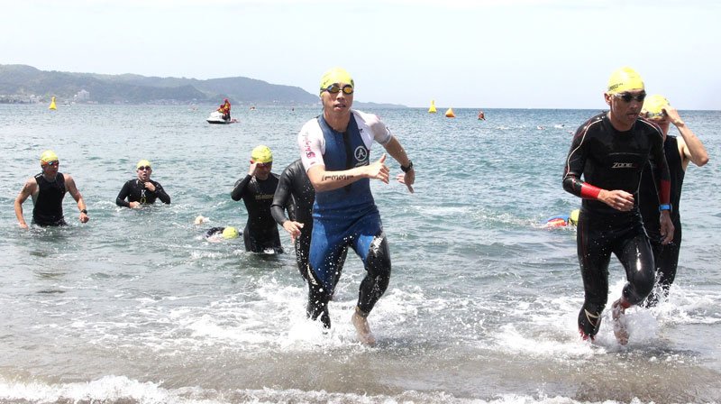 鉄人レース１１００人疾走　館山わかしおトライアスロン