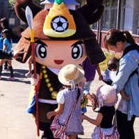 喜びを与える戦国武将　おたっきー（大多喜町）　【ちば　ゆるキャラコレクション】