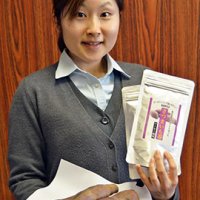 焼き芋のような風味、低カフェイン　「さつまいも茶」開発　多古町あす発売　道の駅でキャンペーン