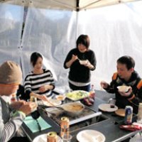 冬の公園でグルメを！！　なべ小屋　団らんや新年会利用も　幕張海浜