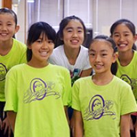 心一つに、華麗な演技　日本勢初のザ・ダンスサミット出場スーパーノヴァ　小山瑠奈（１５）大宮真琴（１３）恩田茉莉杏（１１）羽鳥美優（１０）関口凜（１１）　【Chiba Sports ファイター】（９９）