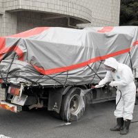 【鳥インフル】２４時間態勢で待機　５カ所に消毒スポット