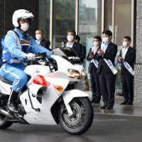 飲酒運転の根絶へ　八街事故受け知事ら強調　夏の交通安全運動出動式