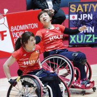 “姉妹”の絆で金目指す　バドミントンダブルス　里見紗李奈（八街出身）　【２０２０東京パラ】