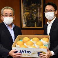 柏の福祉施設にナシ１００キロ寄贈　ＪＡいちかわ