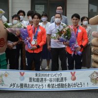 萱、谷川選手を特別表彰　東京五輪体操男子メダリスト　酒々井町「大きな希望と感動」