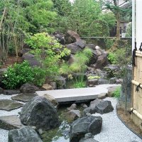 住宅用に手掛けた日本庭園の施工事例（わかな造園提供）
