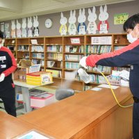 安心な学び環境へ　５小中学校で抗菌加工　栄町