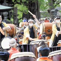高校生活初となる大舞台を経験した木更津総合高校の太鼓部員
